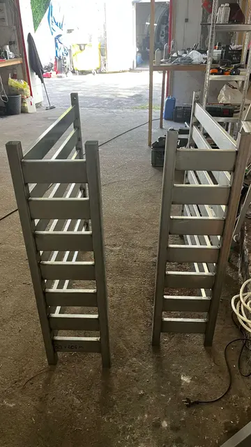 Komplet stalowych balustrad w pracowni